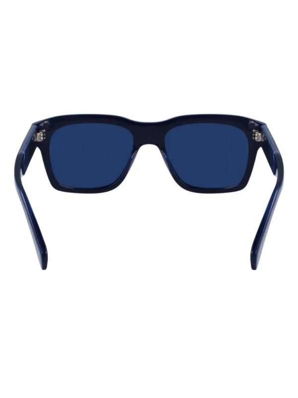 Ferragamo Eyewear Zonnebril met vierkant montuur - Blauw