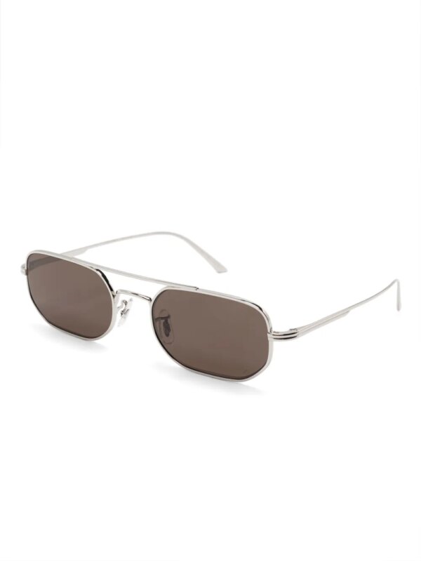 Oliver Peoples x Khaite 1989C zonnebril - Zilver