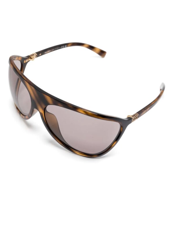 Miu Miu Eyewear Runway zonnebril met getinte glazen - Bruin