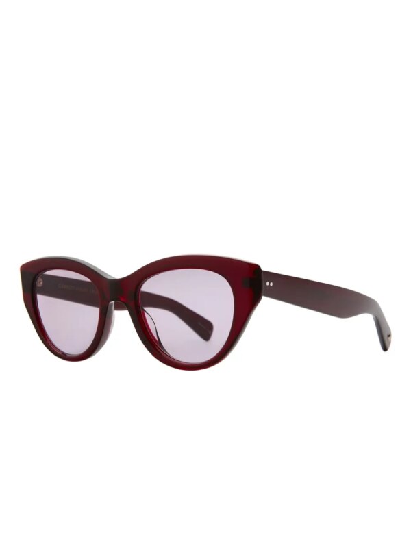 Garrett Leight Zonnebril met cat-eye montuur - Rood