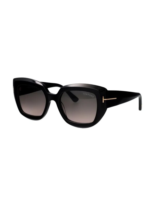 TOM FORD Eyewear Zonnebril met vierkant montuur - Zwart