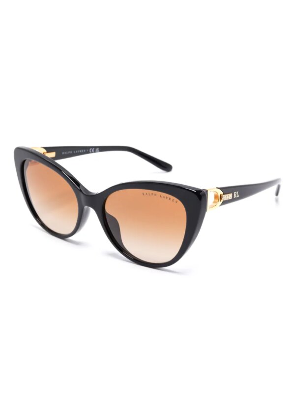 Polo Ralph Lauren Zonnebril met cat-eye montuur - Zwart