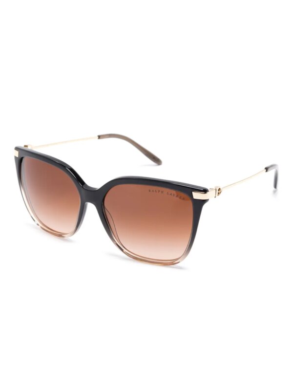 Polo Ralph Lauren Zonnebril met wayfarer montuur - Zwart