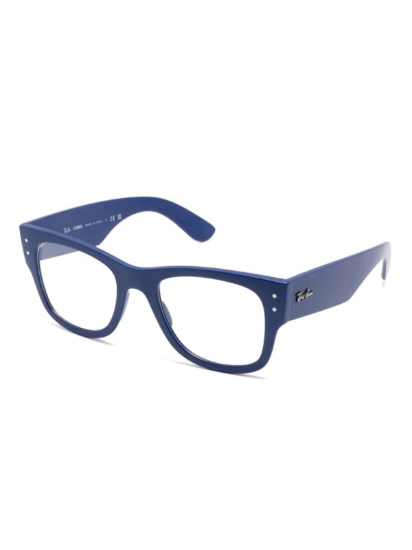 Ray-Ban Mega Wayfarer zonnebril met wayfarer montuur - Blauw