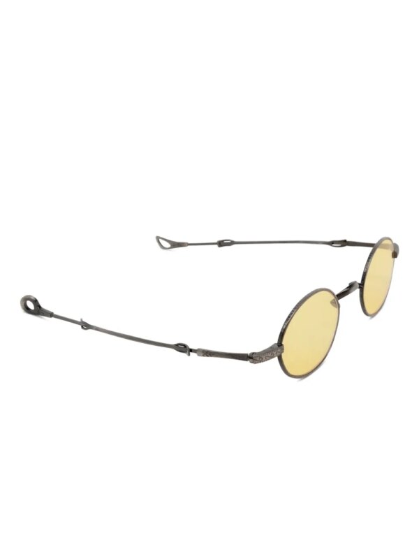 Eyepetizer Dickey L.E. zonnebril met rond montuur - Metallic