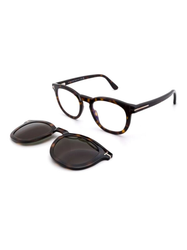 TOM FORD Eyewear Zonnebril met pantos montuur - Bruin