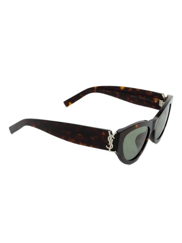 Saint Laurent Eyewear SL M94 zonnebril met schildpadschild design - Bruin