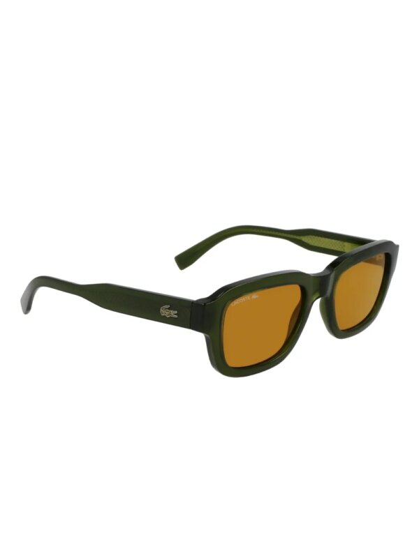 Lacoste Zonnebril met vierkant montuur - Groen