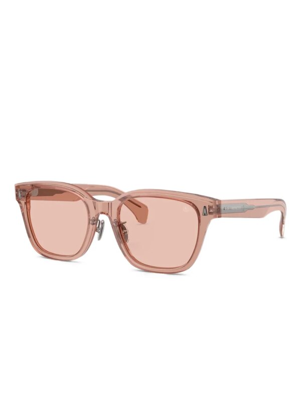 Moncler Eyewear Zonnebril met vierkant montuur - Roze
