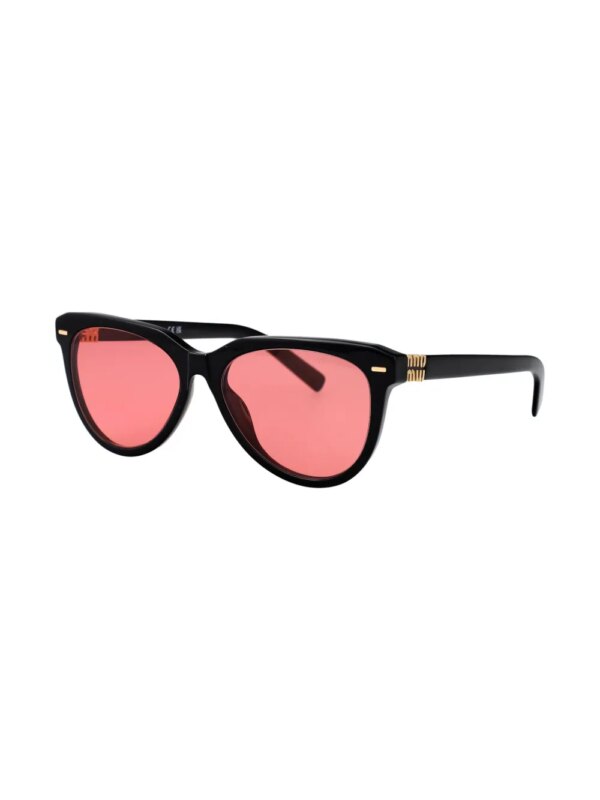Miu Miu Eyewear Zonnebril met cat-eye montuur - Zwart