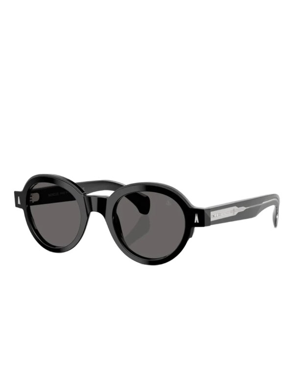Moncler Eyewear Rondosa zonnebril met rond montuur - Zwart