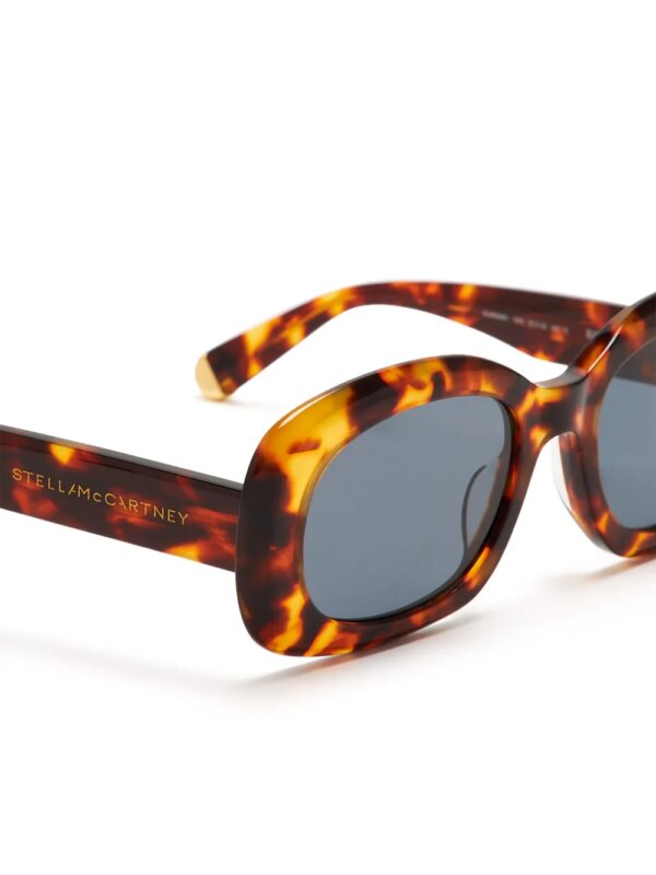 Stella McCartney Eyewear Zonnebril met ovalen montuur - Bruin