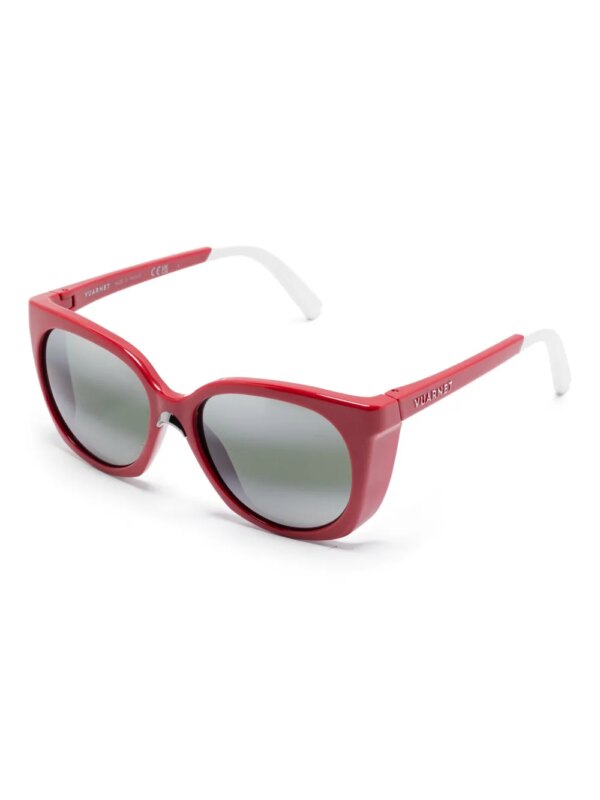 Vuarnet Zonnebril met vierkant montuur - Rood