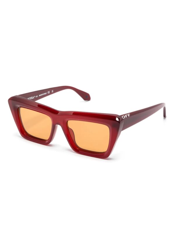Off-White Eyewear Hampton zonnebril - Rood