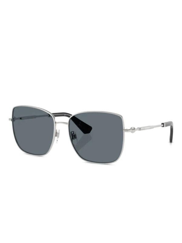 Burberry Eyewear Zonnebril met vlinder montuur - Zilver
