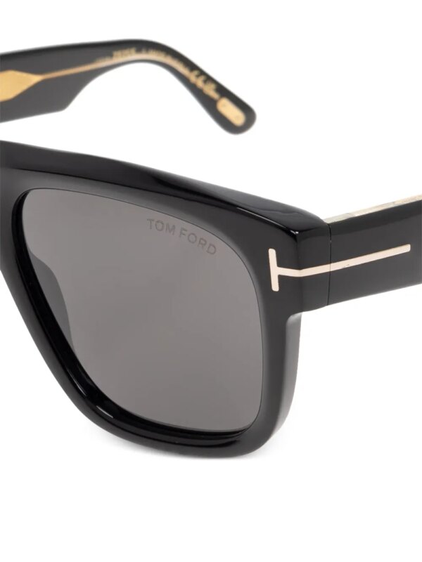 TOM FORD Eyewear Zonnebril met vierkant montuur - Zwart
