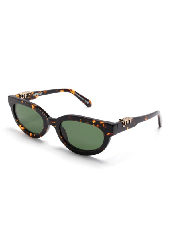Off-White Eyewear Sparks zonnebril - 6055 HAVANA GREEN