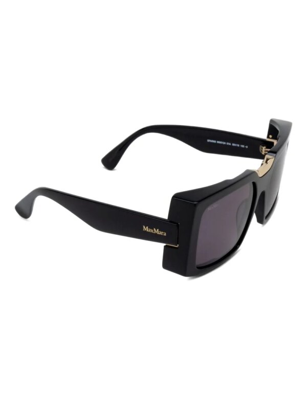 Max Mara Eyewear Zonnebril met vierkant montuur - Zwart