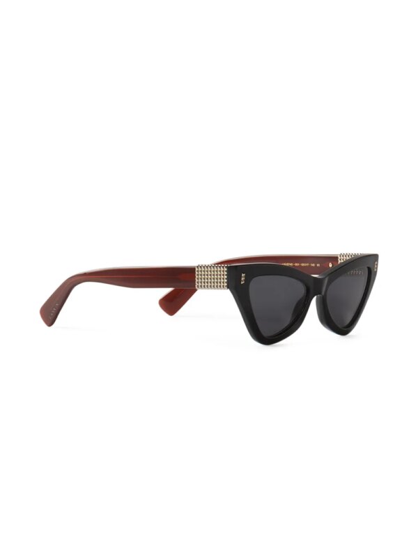 Lanvin Zonnebril met cat-eye montuur - Zwart