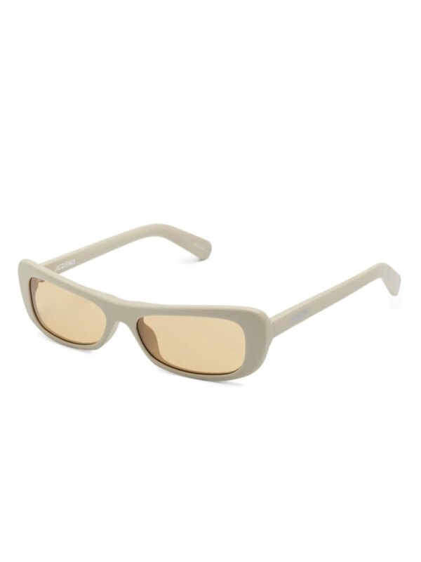 Jacquemus The Capri zonnebril - Beige