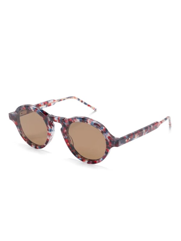 Thom Browne Eyewear UES926A zonnebril met rond montuur - Blauw