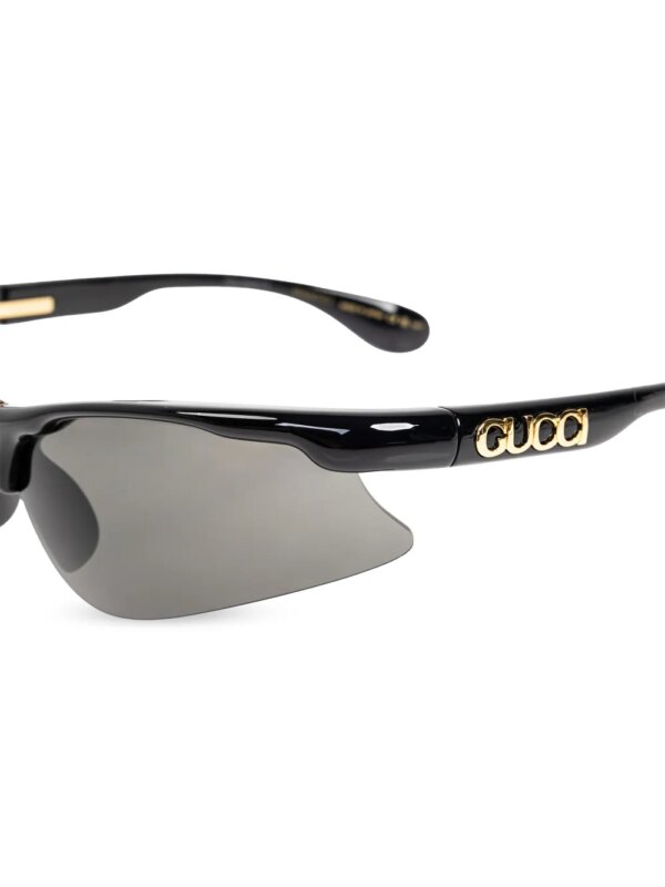 Gucci Eyewear Zonnebril met logoprint - Zwart