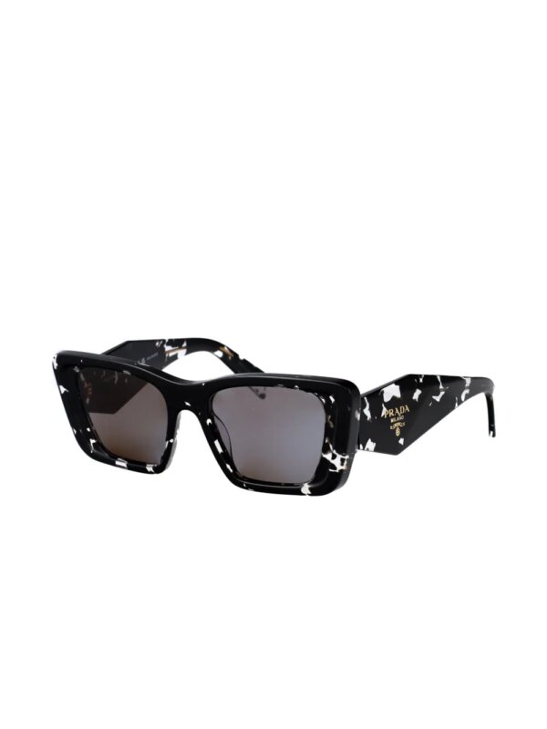Prada Eyewear Zonnebril met cat-eye montuur - Zwart