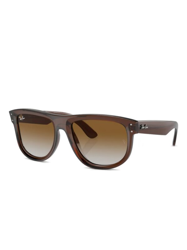 Ray-Ban Boyfriend Reverse zonnebril met gekleurde glazen - Bruin