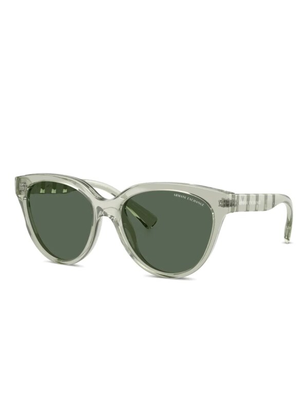 Armani Exchange Zonnebril met cat-eye montuur - Groen