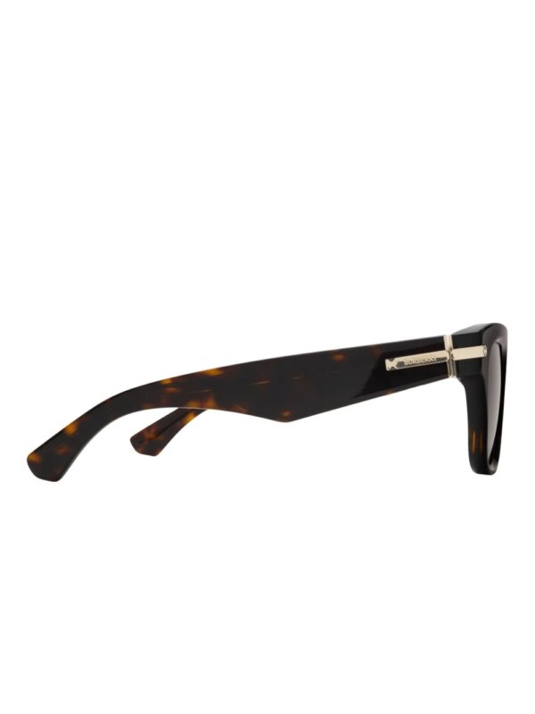 Burberry Eyewear Logo Bar zonnebril met vierkant montuur - Bruin