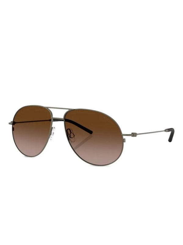 Moncler Eyewear Zonnebril met rond montuur - Grijs