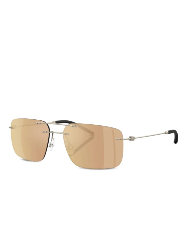Moncler Eyewear Doppler zonnebril - Zilver