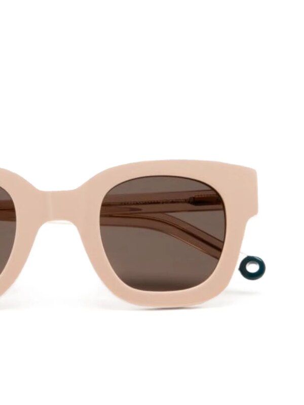 Kaleos Von Trapp zonnebril met vierkant montuur - Roze