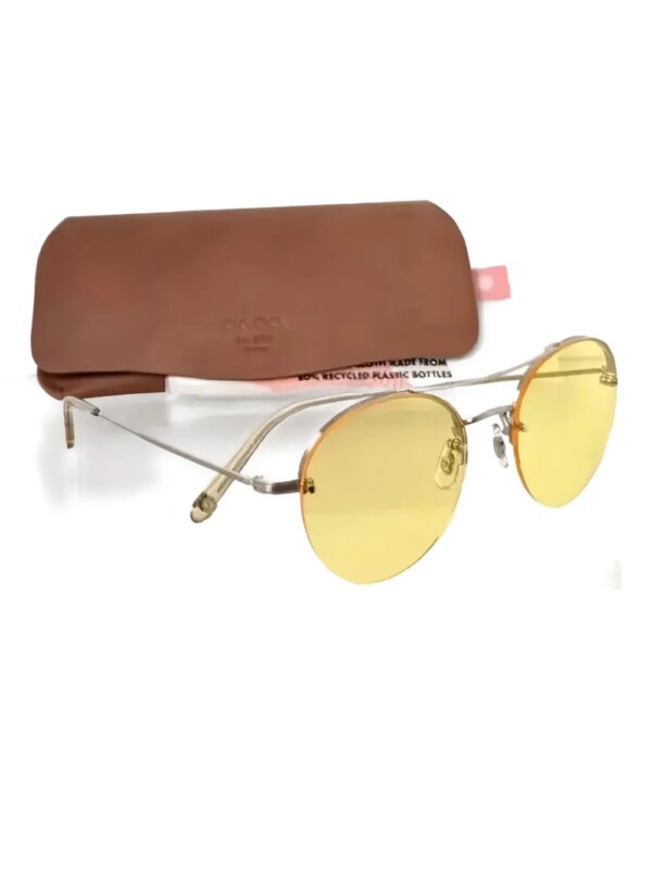 Garrett Leight Beaumont zonnebril - Geel