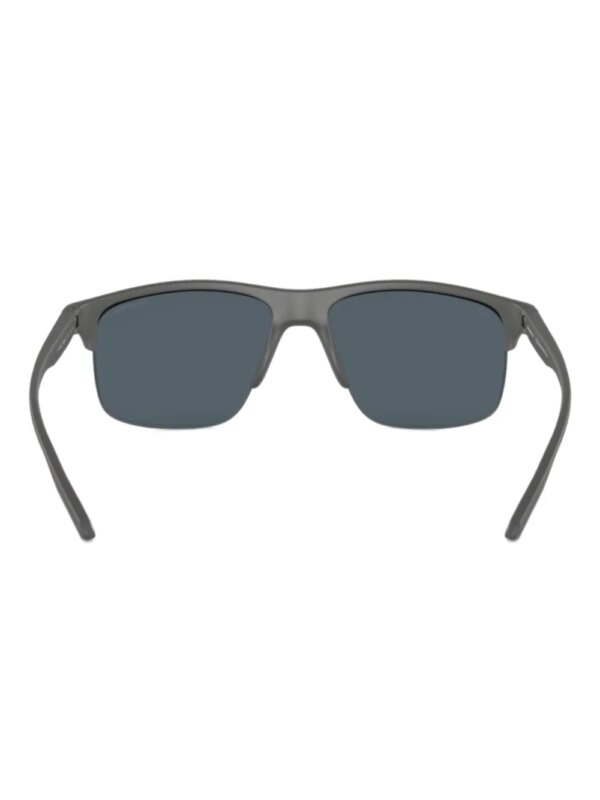 Emporio Armani Zonnebril met half montuur - Grijs