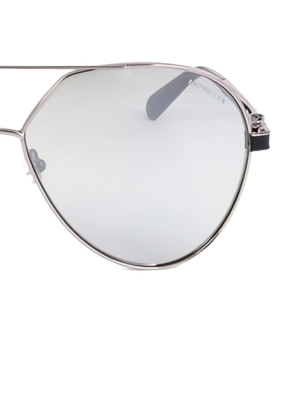 Moncler Eyewear Zonnebril met piloten montuur - Zilver
