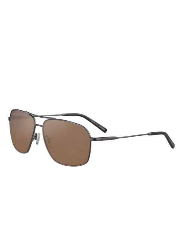 Serengeti Eyewear Zonnebril met vierkant montuur - Zwart