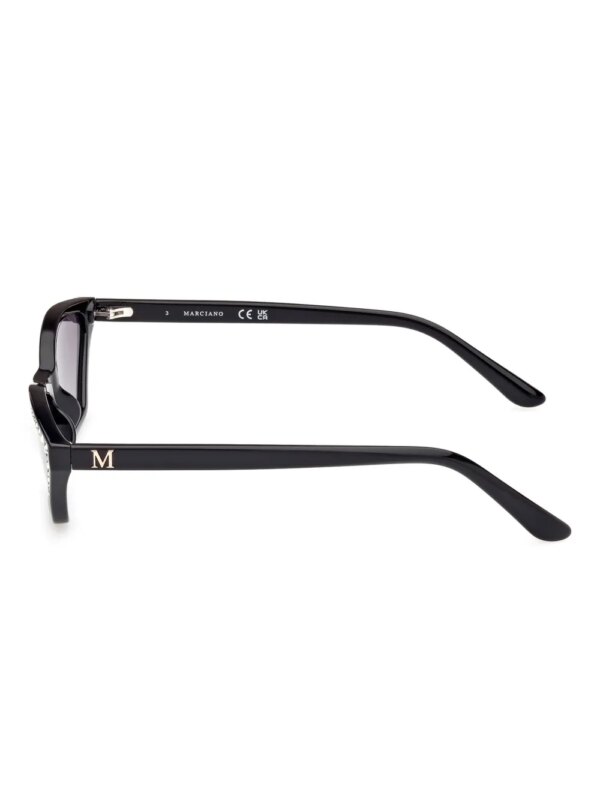 GUESS EYEWEAR Zonnebril met cat-eye montuur - Zwart