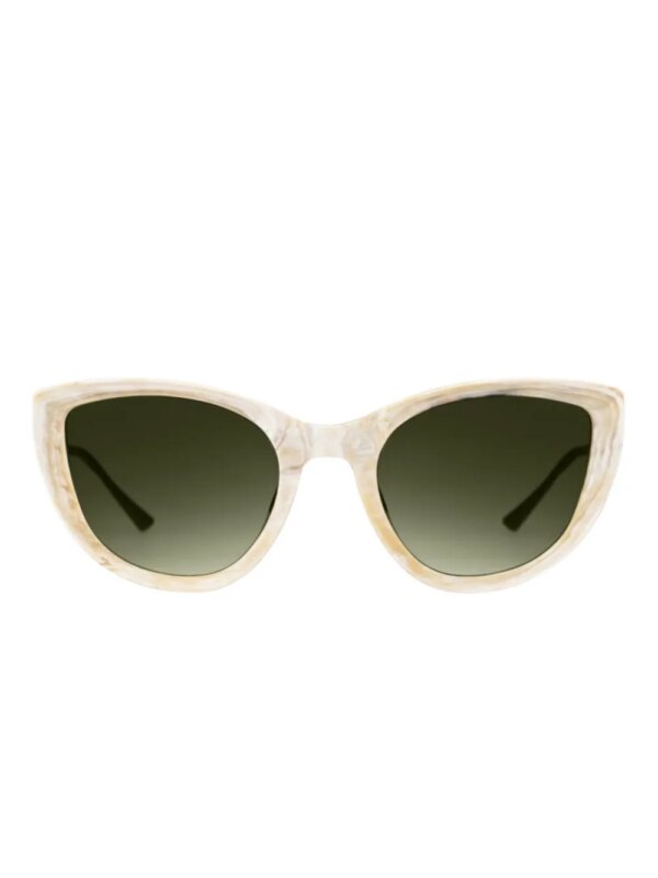 Rigards Zonnebril met cat-eye montuur - Beige