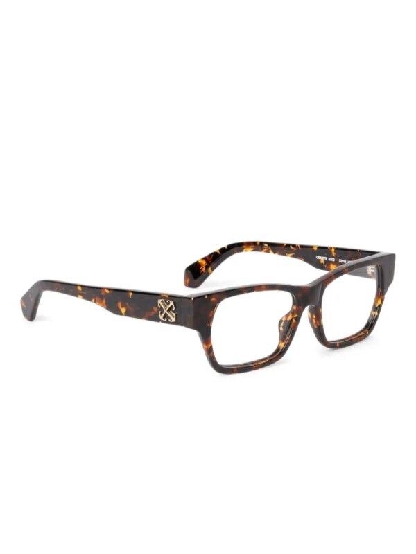 Off-White Eyewear Zonnebril met schildpadschild-effect - Bruin