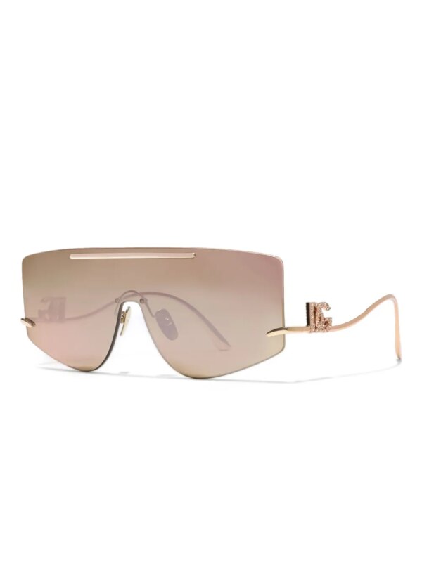Dolce & Gabbana Eyewear Zonnebril met schild montuur - Roze