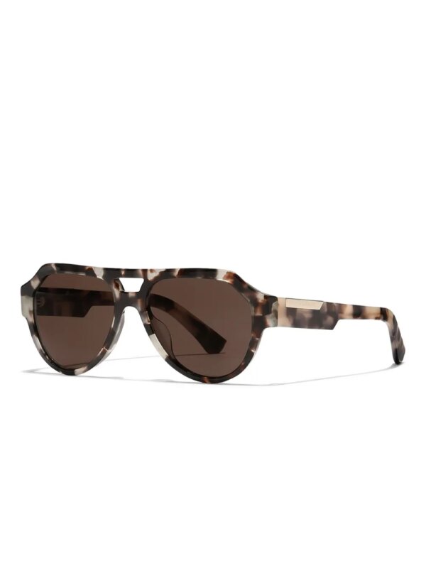 Dolce & Gabbana Eyewear Zonnebril met oversized montuur - Bruin