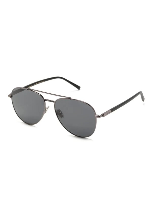 Ferragamo Eyewear SF316S zonnebril met rond montuur - Zwart