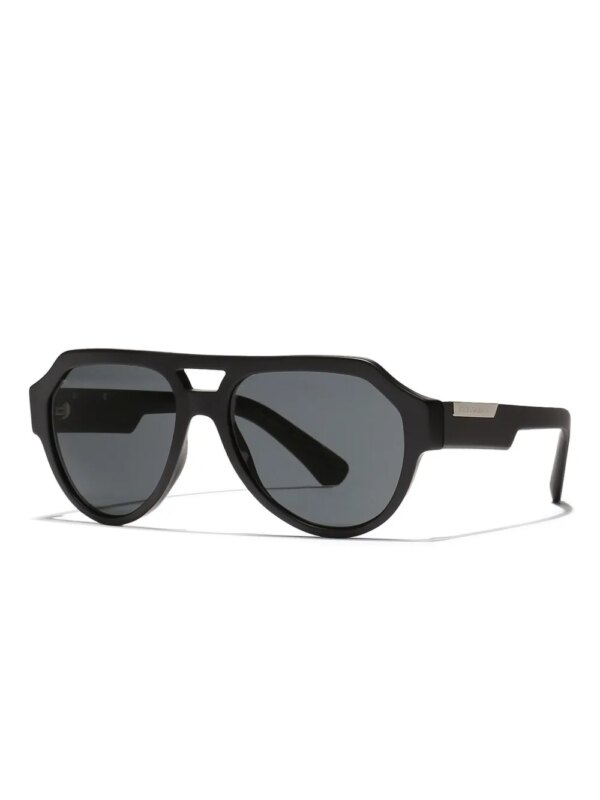 Dolce & Gabbana Eyewear Zonnebril met oversized montuur - Zwart