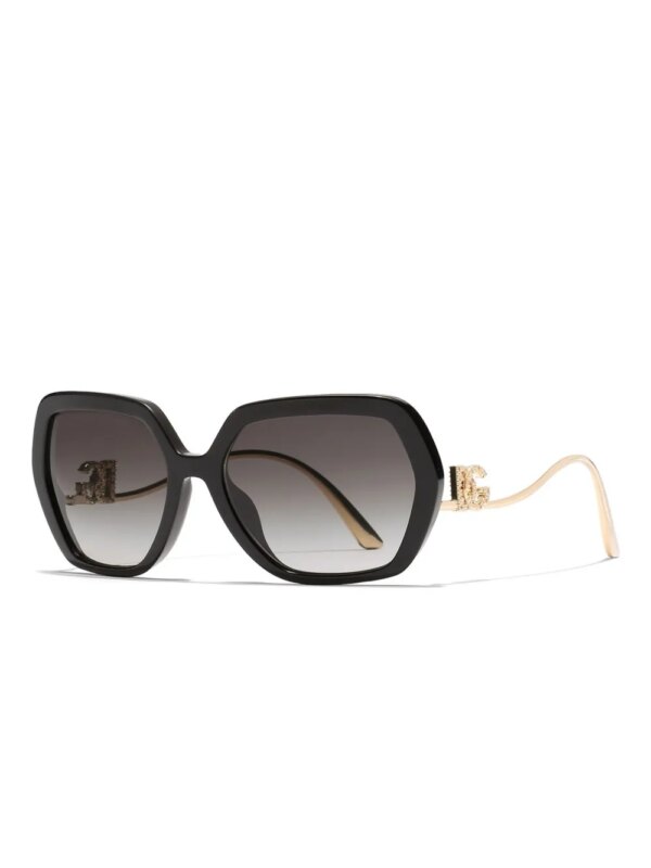 Dolce & Gabbana Eyewear Crystal zonnebril - Zwart