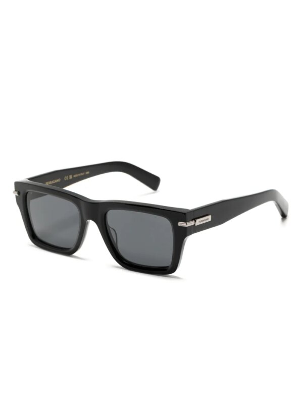 Ferragamo Eyewear SF2033S zonnebril met vierkant montuur - Zwart