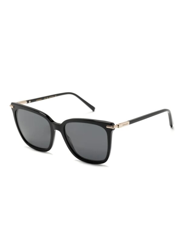 Ferragamo Eyewear Zonnebril met vierkant montuur - Zwart