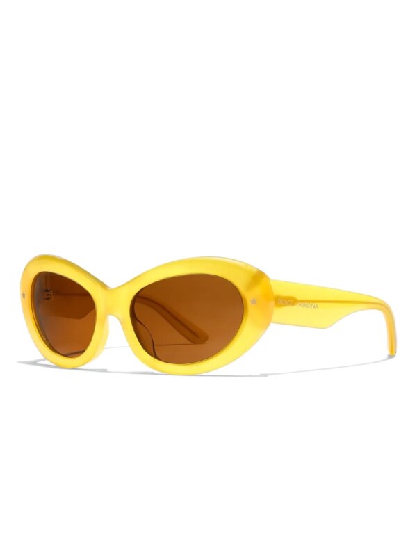 Dolce & Gabbana Kids Maiolica Gialla zonnebril - Geel