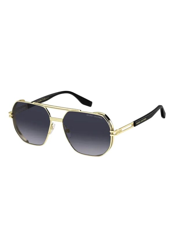 Marc Jacobs Eyewear Zonnebril met achthoekig montuur - Goud