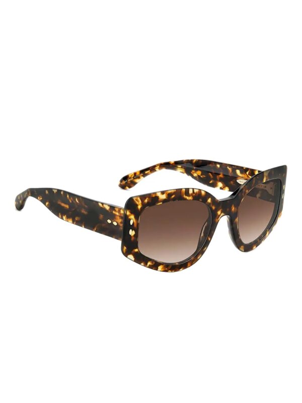 Isabel Marant Eyewear Zonnebril met oversized montuur - Bruin